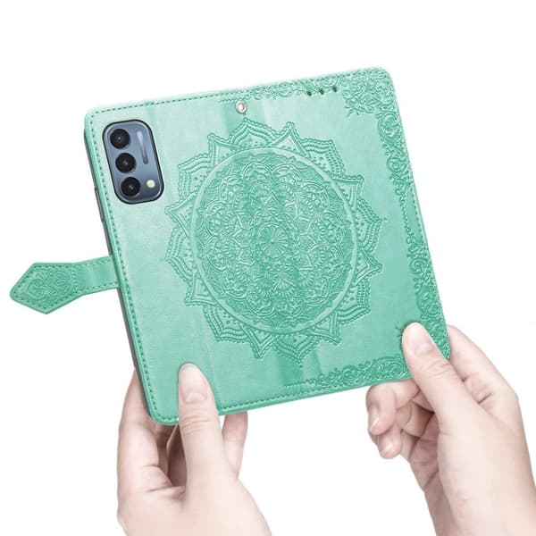 Mandala OnePlus Nord N200 5G etui i lær - Grønn Green