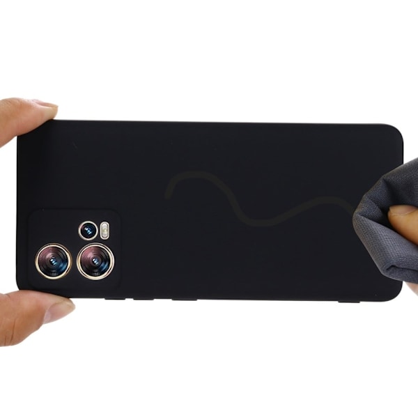 Matta nestesilikoninen kuori Motorola Edge 30 Fusion / Motorola Moto S30 Pro - Musta Black