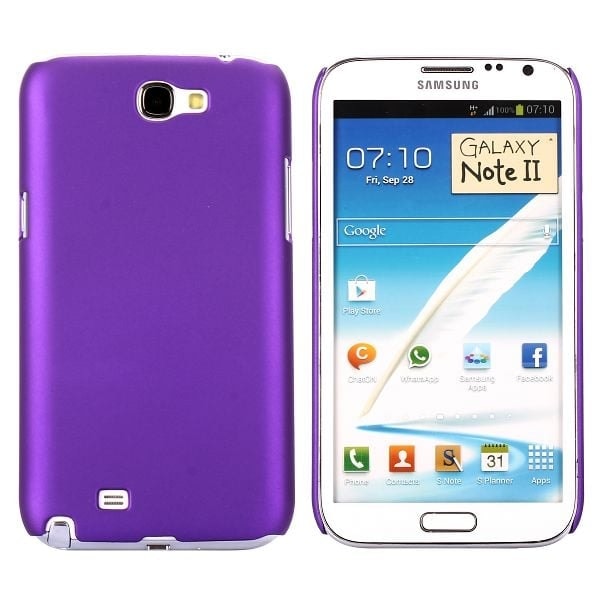 Hard Shell (Musta) Samsung Galaxy Note 2 Suojakuori Black