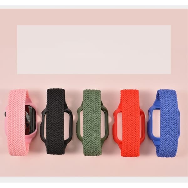 Apple Watch Series 6 / 5 40 mm nylonflettet urrem - Blå / Blå Blue
