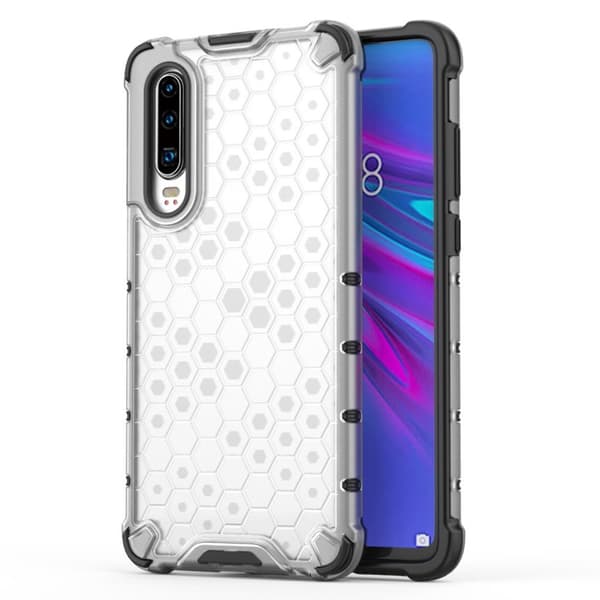 Bofink Honeycomb Huawei P30 deksel - Hvit White