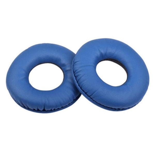 1 Pair Sony WH-ZX330 / WH-ZX100 / WH-CH500 leather ear cushion p Blue