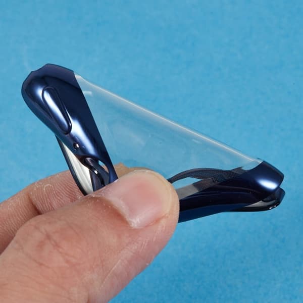 Apple Watch Series 9 / 8 / 7 45mm Klockfodral Galvanisering Full täckning TPU Skyddsfodral - Midnattsblå Blå
