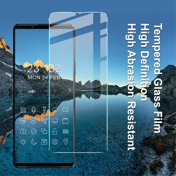 IMAK H karkaistu lasinen näytönsuoja Sony Xperia 1 V Transparent