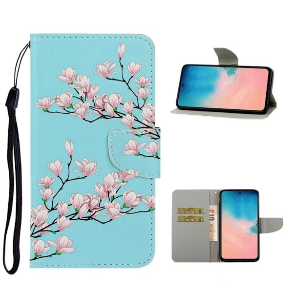 Wonderland Samsung Galaxy A51 etui - Lyserøde Blomster Pink