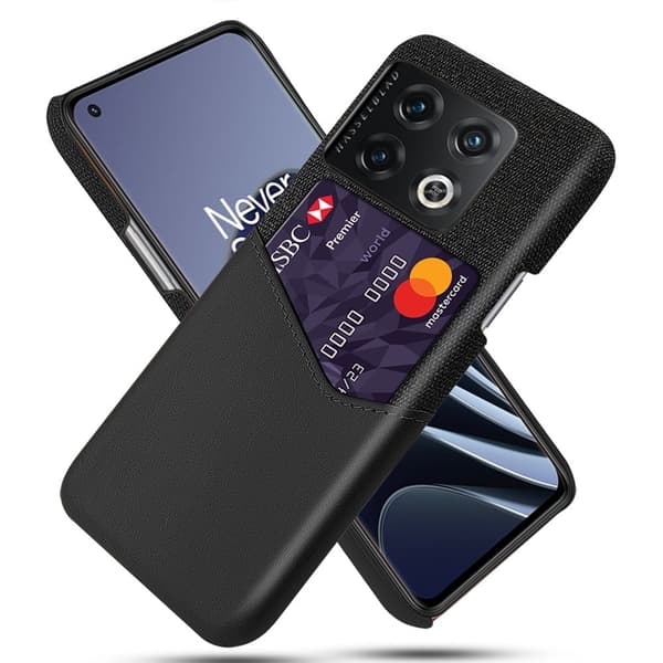 Bofink OnePlus 10 Pro Kredittkort Deksel - Svart Black
