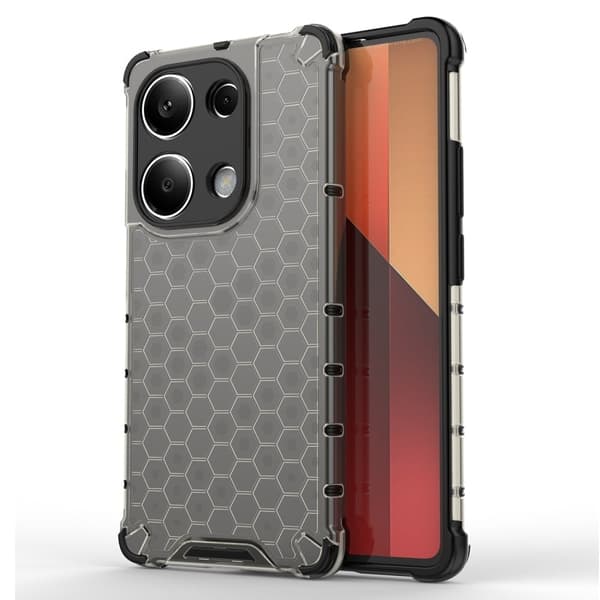Bofink Honeycomb Xiaomi Redmi Note 13 Pro 4G / Xiaomi Poco M6 Pro deksel - Svart Black