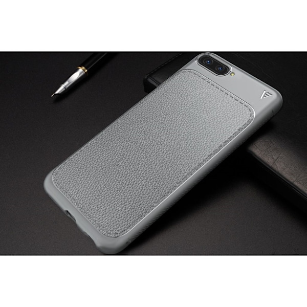IVSO Gentry Series Huawei Honor 10 mobilskal TPU och PU läder material värmeavledande - Grå Silvergrå