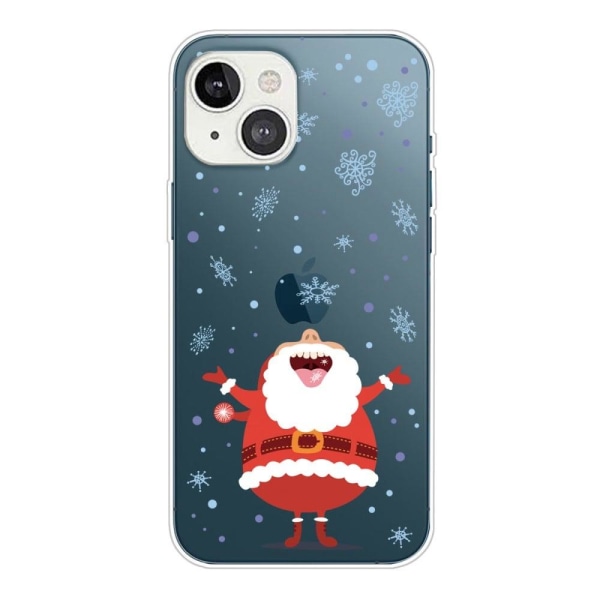 Julfodral till iPhone 13 Mini - Tomte Och Snöflinga multifärg