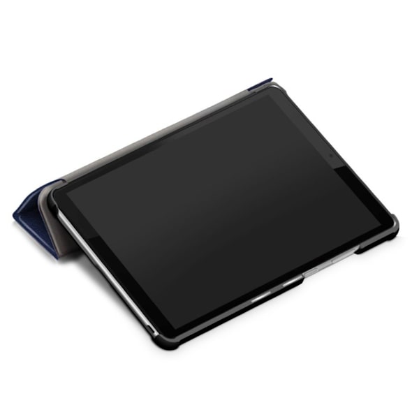 Lenovo Tab M8 Litchi Lær Flippetui - Blå Blue