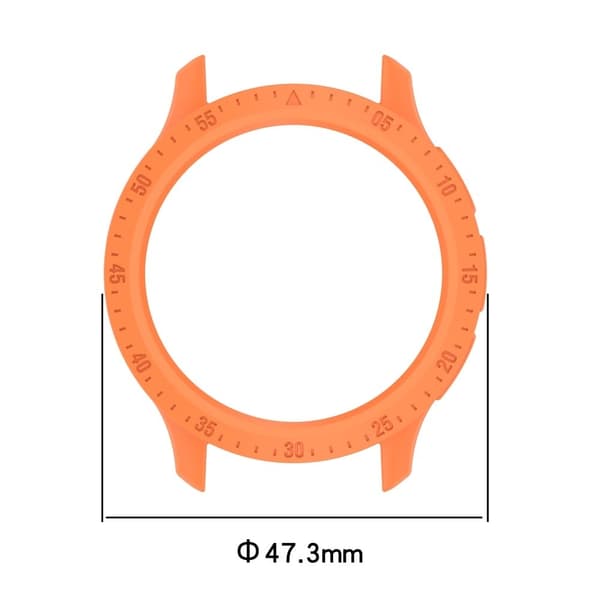 Garmin Venu 3 Flexible Case Cover Ridsefast Quick Release Watch Bumper Case med Dial Plate - Orange Orange