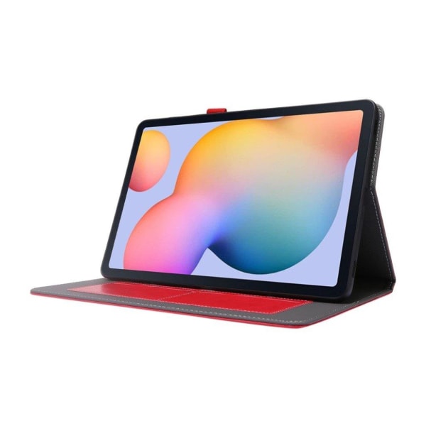 Hullu hevonen Samsung Galaxy Tab S7 nahkainen flip case - Punainen Red