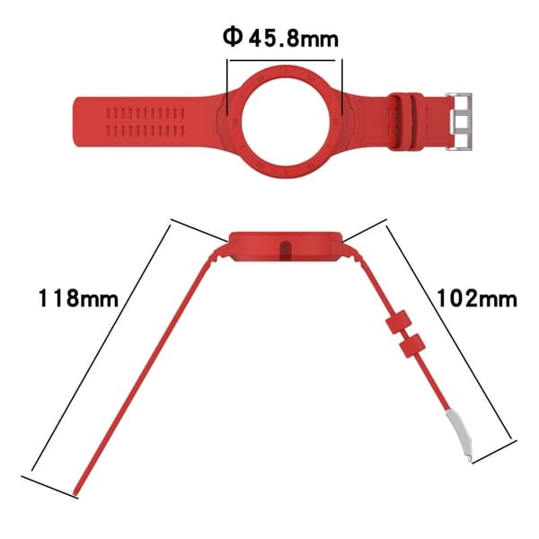 Huawei Watch GT Cyber klokkerem i silikon - Rød Red