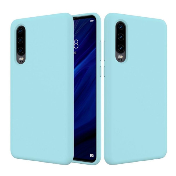 Huawei P30 yksinkertainen silikonikotelo - Syaani Green