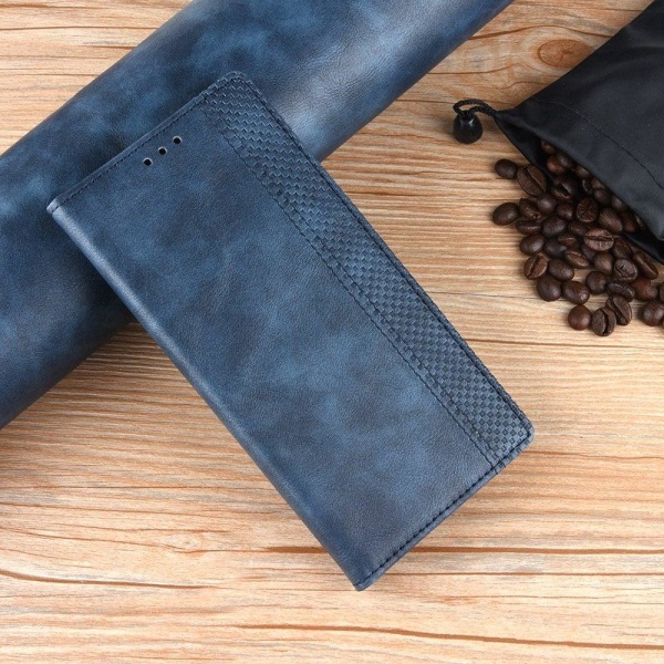Bofink Vintage Xiaomi Redmi Note 12 Pro Læder Etui - Blå Blue
