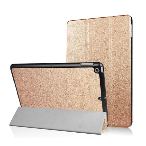iPad (2017) tri-fold läderfodral - Guld Guld