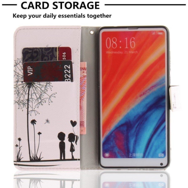 Xiaomi Mi MIX 2S Kuviollinen seisova lompakko suojakotelo syntee Black dbf6  | Black | Imitationsläder | Fyndiq