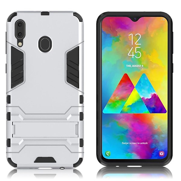 Cool Guard Samsung Galaxy M20 skal - Silver/Grå Silvergrå