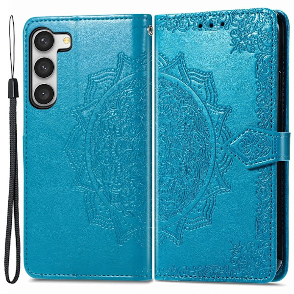 Mandala Samsung Galaxy S23 Flip Etui - Blå Blue