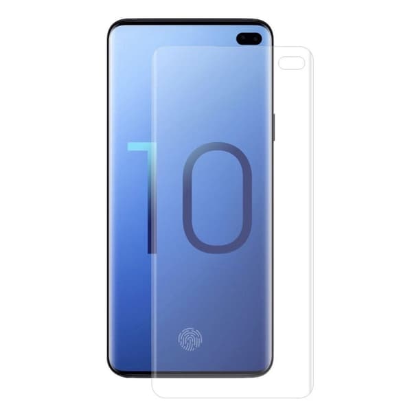 Hat Prince Samsung Galaxy s10 Plus 3d Buet Hd Klar Skjermbeskytter Transparent