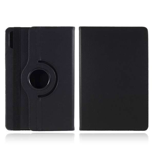 Lenovo Tab P11 Pro 360 rotatable leather case - Black Black