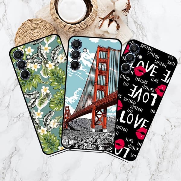 Imagine Samsung Galaxy M15 deksel - Ananasblomst Multicolor
