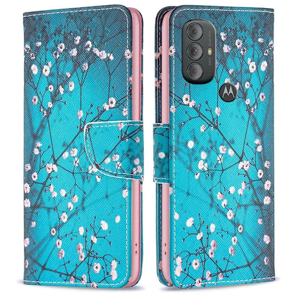 Wonderland Motorola Moto G Power (2022) flip etui - Vintersød Blue