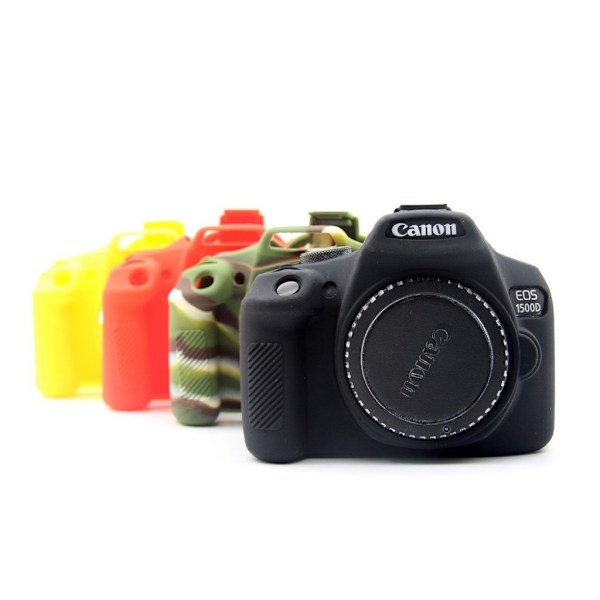 Canon EOS 1300D 1500D kameraskydd silikon - Svart Svart
