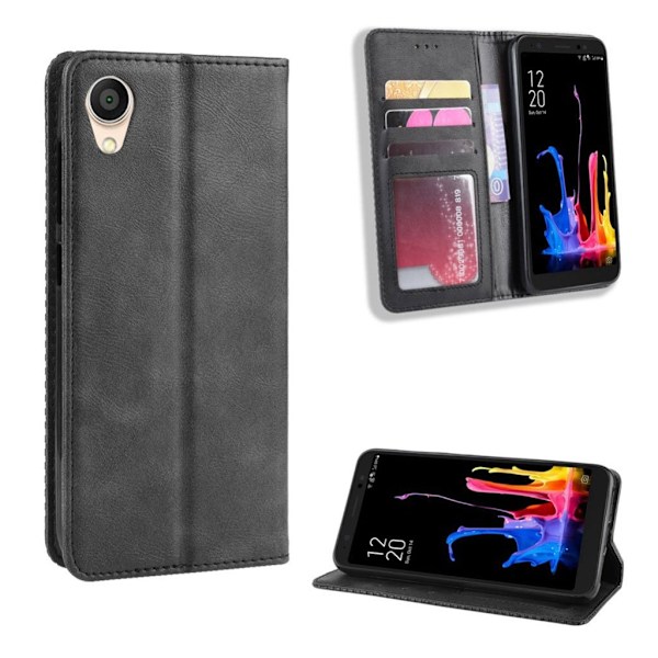 Bofink Vintage läder ASUS Zenfone Live L1 fodral - Svart Svart