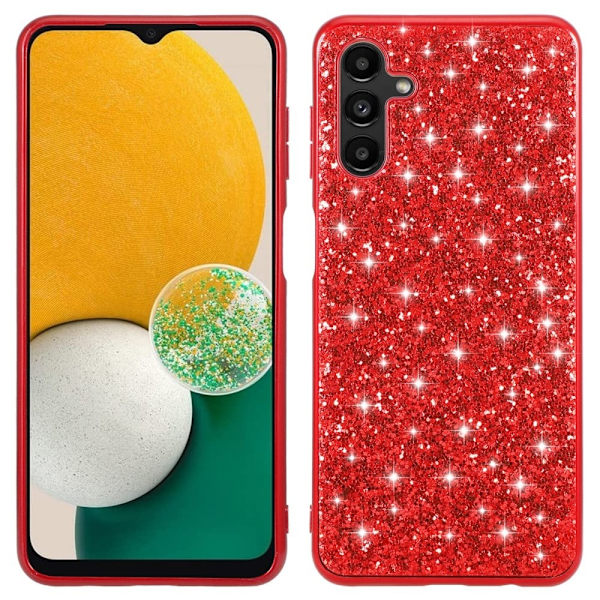 Glitter Samsung Galaxy A16 deksel - Rød Red
