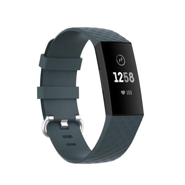 Fitbit Charge 3 / 4 hållbar klockarmband - Dark grön Grön
