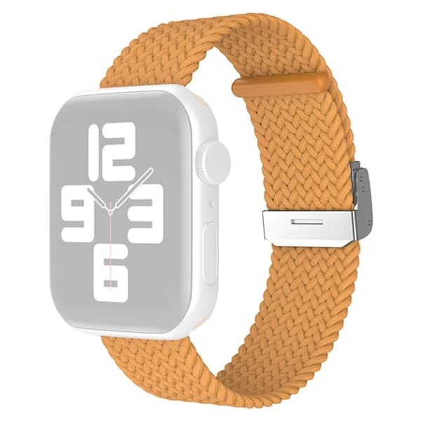 Apple Watch (41 mm) klockarmband i cool nylon - Gul Gul