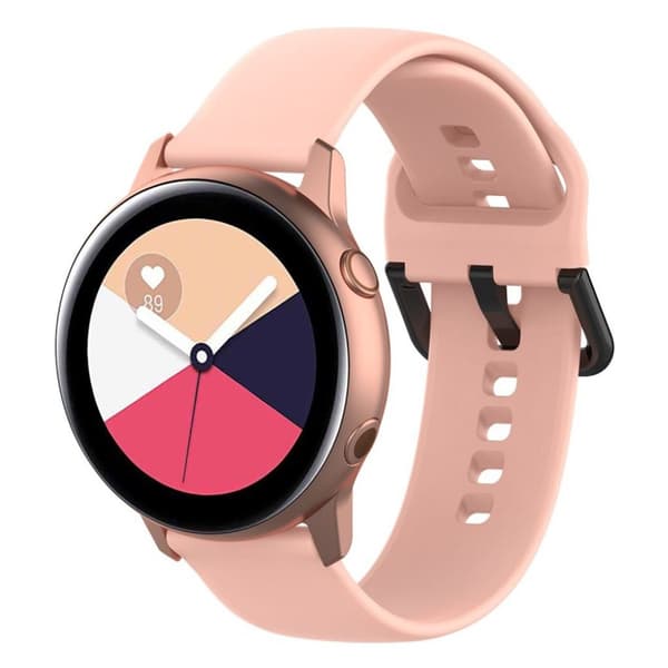 Samsung Galaxy Watch Active silikoninen kellonauha - Pinkki Pink
