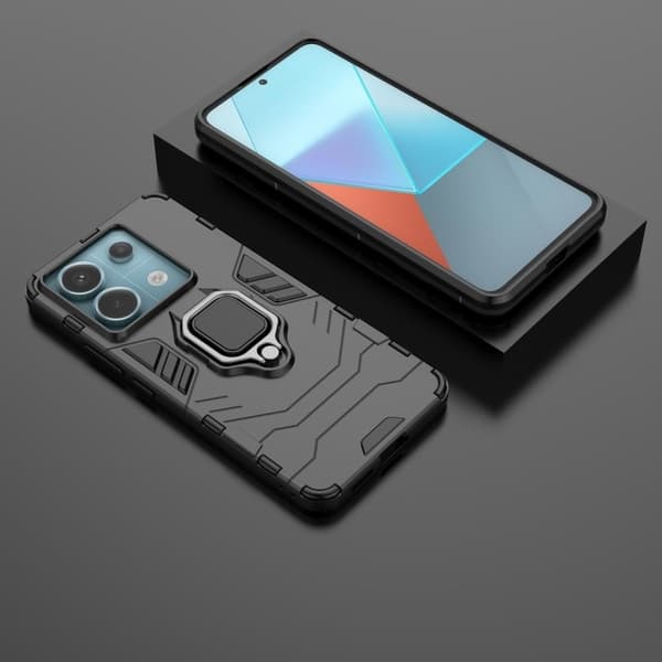 Stöttåligt Panther Xiaomi Redmi Note 13 Pro 5G  skal - Svart Svart