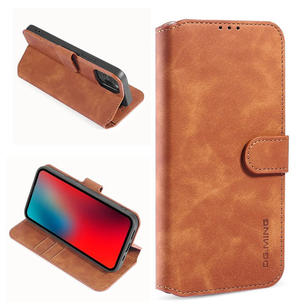 DG.Ming Retro iPhone 13 Pro fodral - Brun Brun