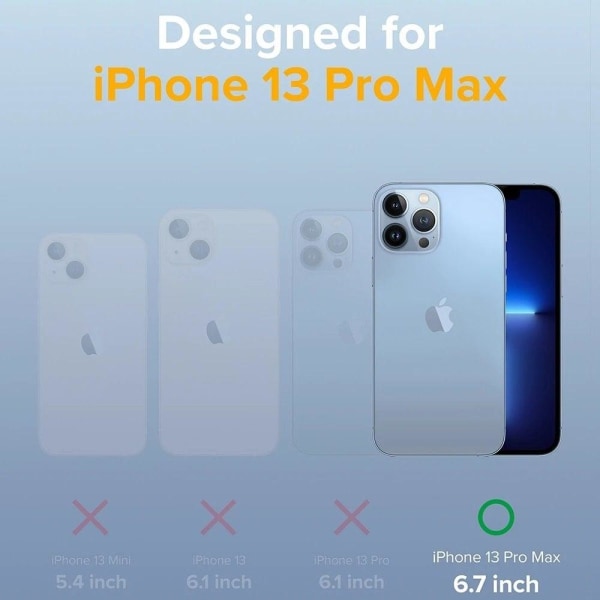 RINGKE FUSION + - iPhone 13 Pro Max - Valkoinen ( + Keltainen) Transparent