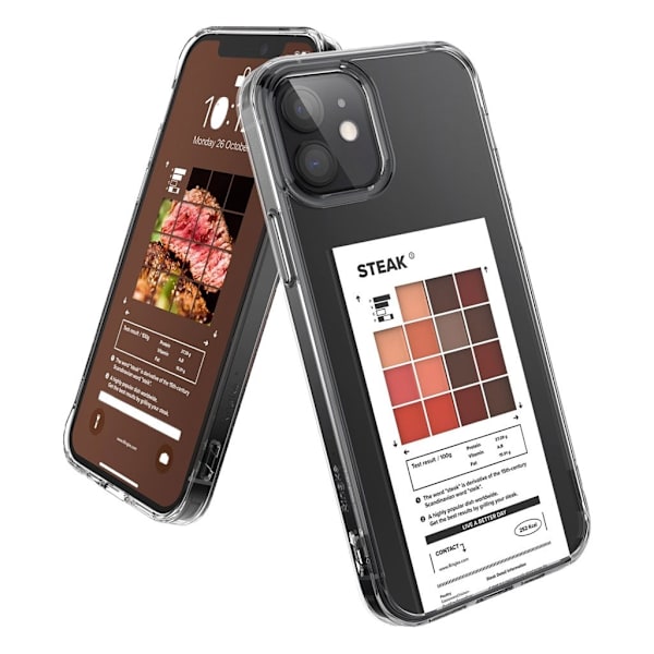 Ringke FUSION DESIGN - iPhone 12 / 12 Pro - Pihvi Transparent