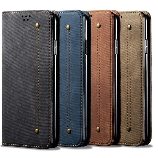 Jeans Samsung Galaxy A31 kotelot - Musta Black