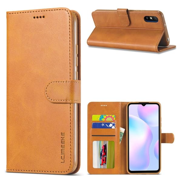 LC.IMEEKE Samsung Galaxy M02 / Samsung Galaxy A02 flip etui - Orange Orange