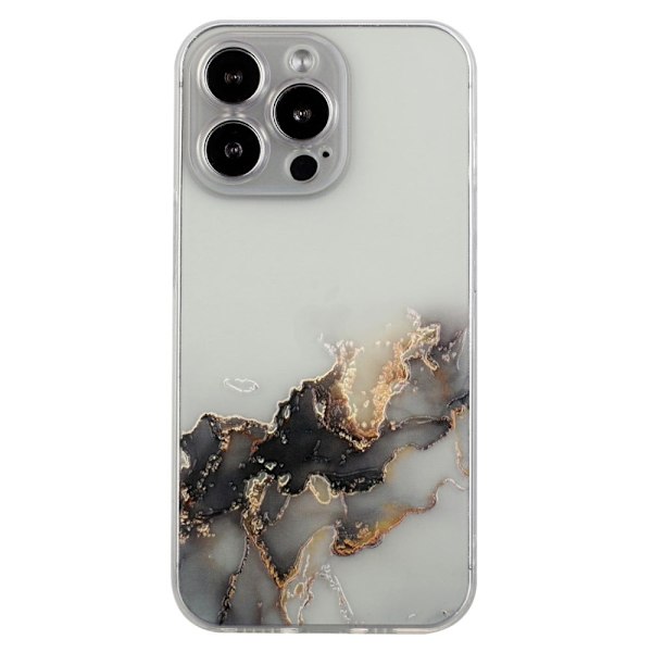 Marble iPhone 15 Pro Suojakotelo - Musta Black