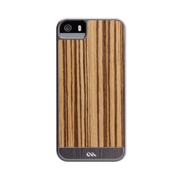 Case-Mate Wood Case för iPhone 5S (Stil I) Brun