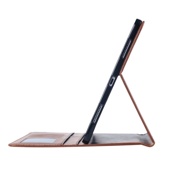 iPad Pro 11" (2018) pung stander læder flip etui - Brun Brown