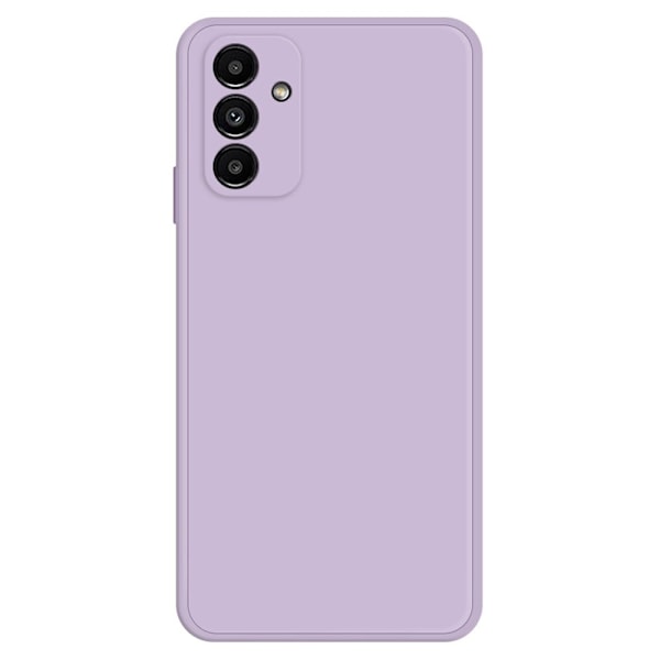 Avfasat gummerat droppskydd för Samsung Galaxy A13 5G - Lila Lila