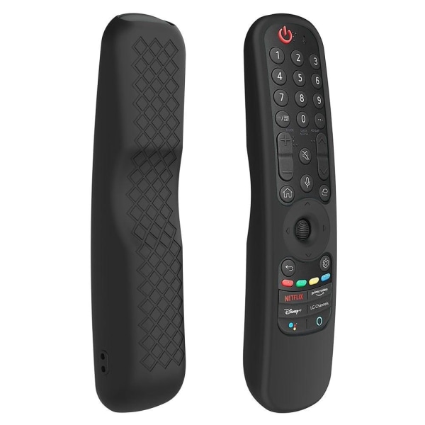 LG Magic Remote 2021 MR21 silicone cover - Black Svart