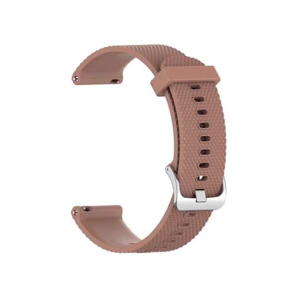Garmin Vivoactive 4 texturerat klockarmband i silikon - Brun Brun