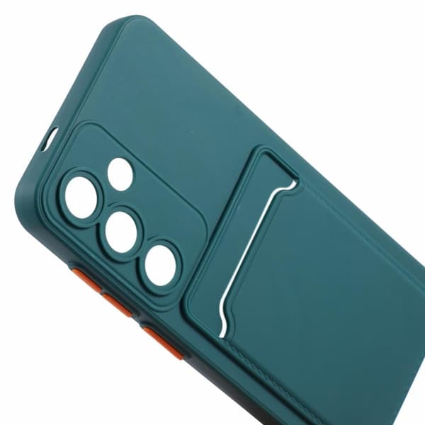 Deksel til kortholder for Samsung Galaxy A05s - Midnattsgrønn Green