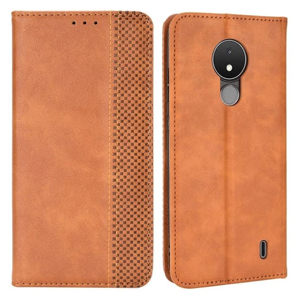 Bofink Vintage Nokia C21 lærveske - Brun Brown