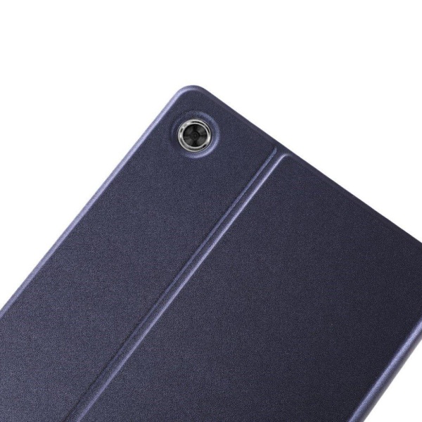 Lenovo Tab M10 HD Gen 2 textured læder Etui - Mørkeblå Blue