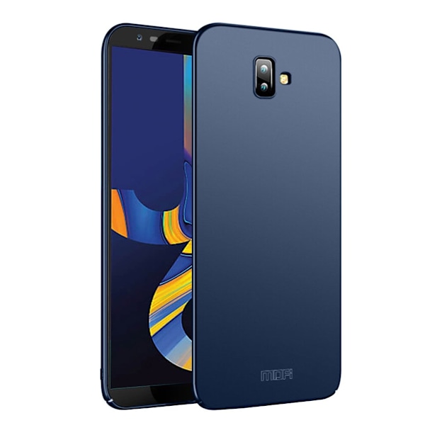 MOFI Shield Samsung Galaxy J6 Plus (2018) ultra-tyndt frostet etui - Mørkeblå Blue