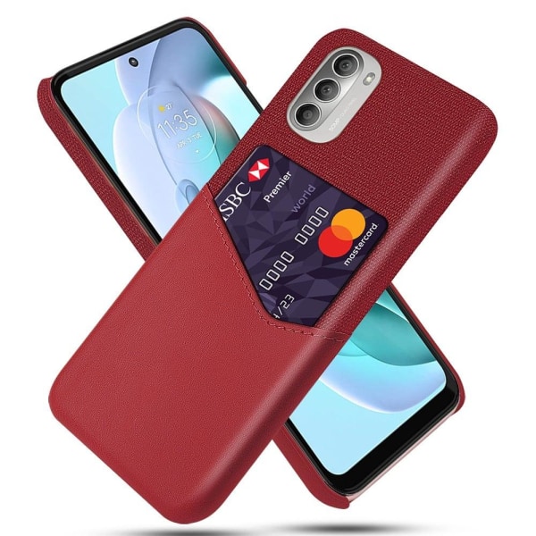 Bofink Motorola Moto G51 5G Card Suojakuori - Punainen Red